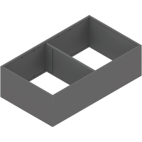 BLUM ZC7F400RSP AMBIA-LINE rama, do LEGRABOX/MERIVOBOX szuflady z wysokim frontem, stal, od dł.=400 mm, szerokość=218 mm ANTRACYT MAT