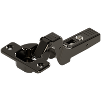 BLUM 70T9750 CLIP top zawias do drzwi profil. 95°, Drzwi wpuszczane, bez sprężyny, puszka: na wkręty, CZARNY ONYKS