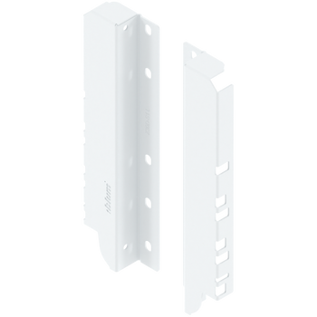 BLUM Z30D000SL HO-RW MP SEIW Uchwyt drewnianej ścianki tylnej TANDEMBOX, wys. D (224 mm), prawy+lewy BIAŁY
