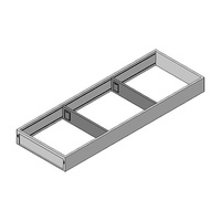 BLUM ZC7S600RS2 AMBIA-LINE ramki do szuflady standardowej, do LEGRABOX/MERIVOBOX, stal, dł.=600 mm, szerokość=200 mm SZARY INDIUM MAT