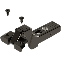 BLUM 71T970A CLIP top zawias do ram. alumin. 95°, Drzwi wpuszczane, puszka: na wkręty, CZARNY ONYKS