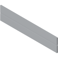 BLUM Z40L477A ORGA-LINE listwa poprzeczna do przycięcia, do szuflady z wysokim frontem TANDEMBOX, aluminium SZARY