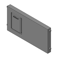 BLUM ZC7Q010SS AMBIA-LINE listwa poprzeczna, do LEGRABOX/MERIVOBOX do szuflady z wysokim frontem (ZC7SXXXRS1), tworzywo SZARY INDIUM MAT