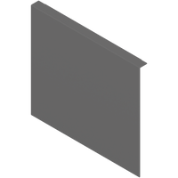 BLUM ZC7A0U0F AMBIA-LINE adapter do montażu ramy do drewnianej ścianki tylnej do szuflady z wysokim frontem, do LEGRABOX/MERIVOBOX wysokość F, stal ANTRACYT MAT